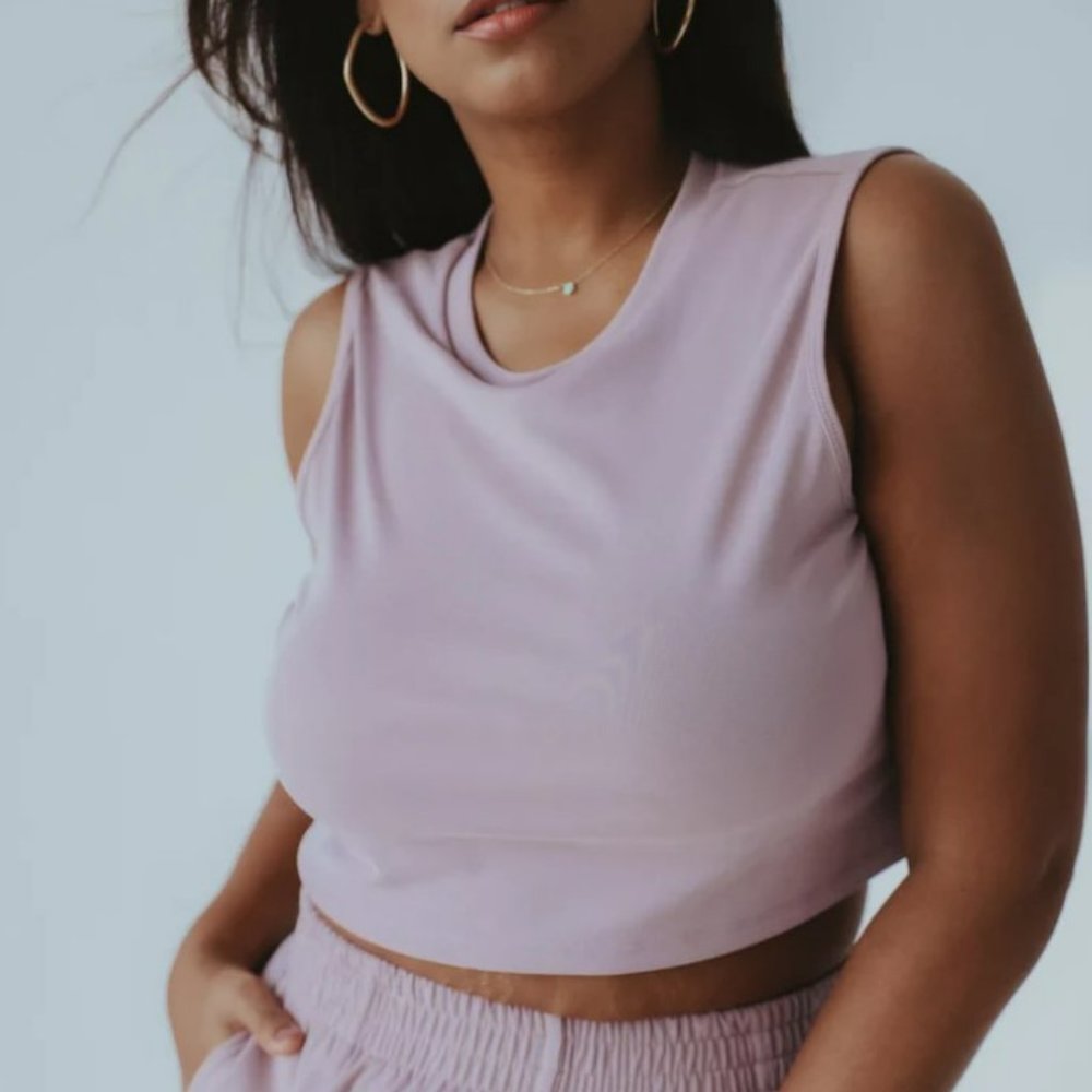 NWT Klassy Network Lux Crop (XL) - Dusty Mauve ORIGINAL PACKAGING